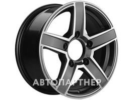 Khomen Wheels KHW1614 (Lada Niva 4х4) 6.5x16 5x139.7 ET40 98.5 Gray-FP